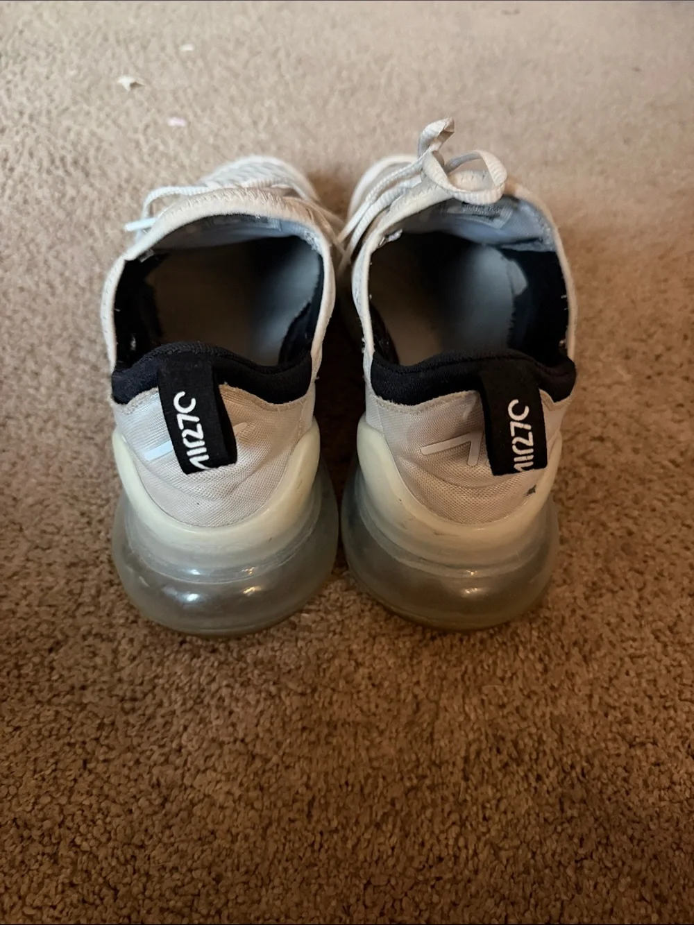 Nike Air Max 270 Sneakers - White and Black